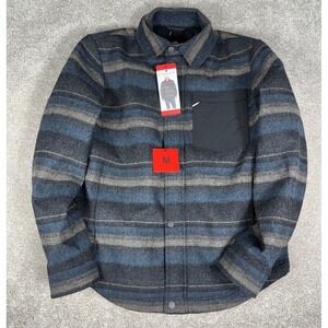 Pendleton Jacket Mens M Full Zip Shacket Quilted Wool Blend Polyfill Two-Layer